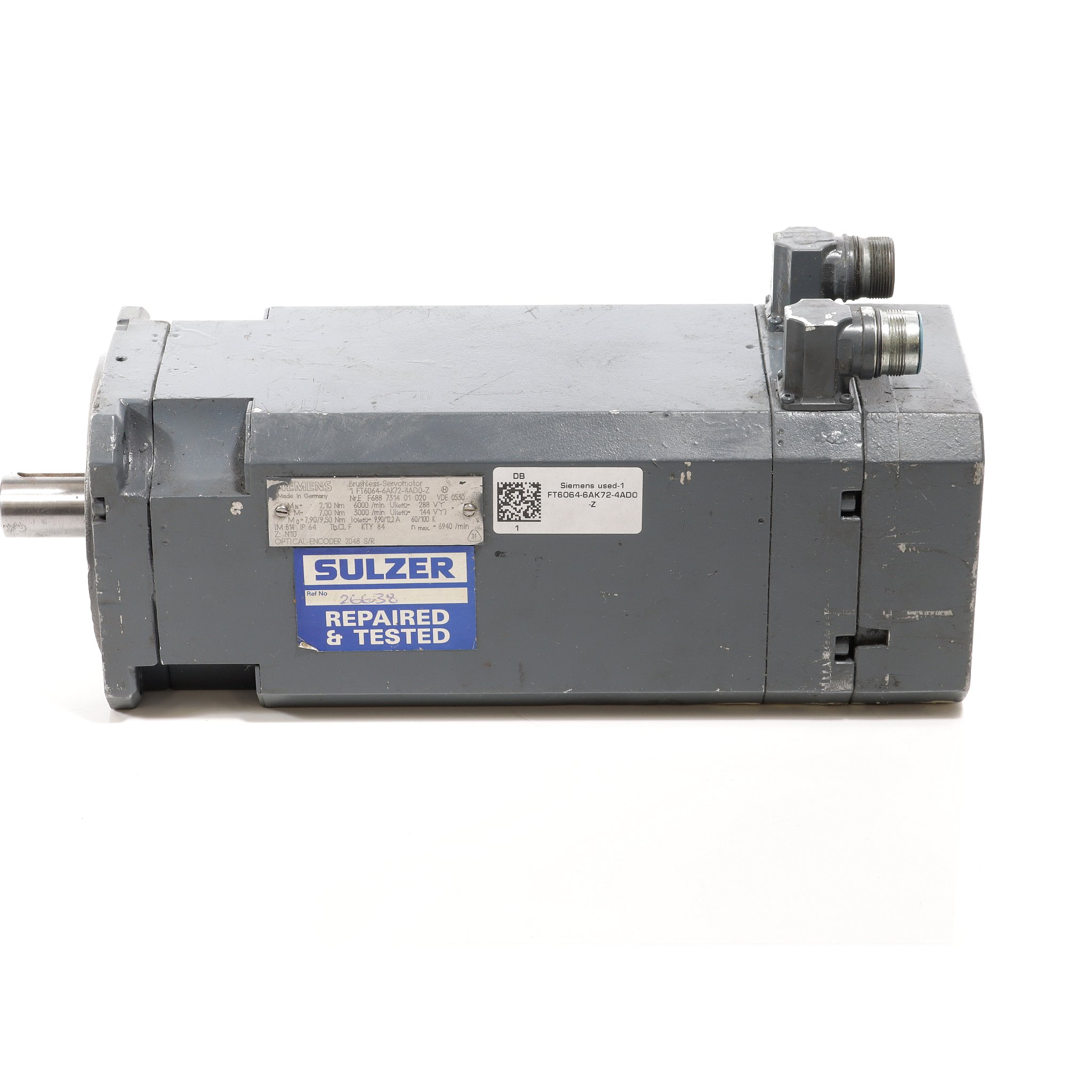 Bürstenloser Servomotor E F688 7314 01 020 VDE 0530 Gebraucht